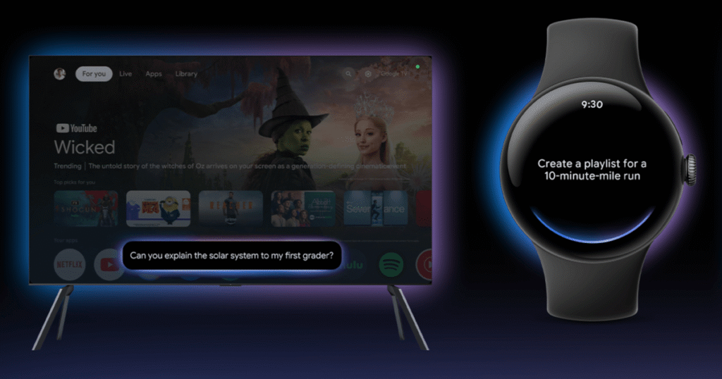Google is bringing Gemini to Wear OS smartwatches and Google TV
